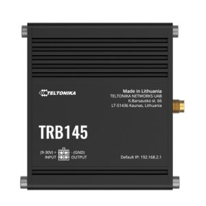 Teltonika TRB145 Industrial Rugged LTE RS485 Gateway, 4G/LTE (Cat 1), Equipped with RS485, Compatible with Industrial DNP3, PSU included