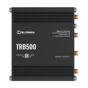 Teltonika TRB500 Industrial 5G Gateway, Ultra-high Cellular Speeds of up to 1 Gbps, Backward Compatible with 4G (LTE CAT 20) Network, PSU included