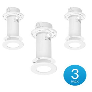 Ubiquiti Ceiling Mount 3 Pack, Compatible with U6 Mesh& FlexHD, Mounts to a Drop Ceiling Tile, Drywall Ceiling, or Solid Ceiling,