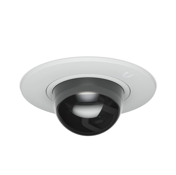 Ubiquiti G5 Dome Camera Ultra Flush Mount,White, Accessory For Recessed Instal Into A Wall/Ceiling With Smoked Bubble Enhanced Discretion