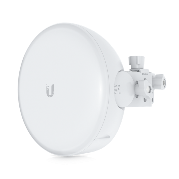 Ubiquiti 60GHz AirMax GigaBeam Plus Radio, Low Latency 1.5+ Gbps Throughput, Up to 1.5km Distance,35 dBi Antenna Gain, Integrated Reflector