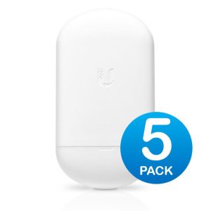 Ubiquiti NanoStationAC - 5GHz airMax AC Radio - 5 Pack，450+ Mbps Throughput,