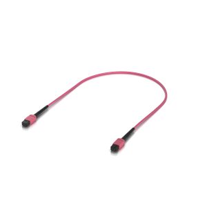 Ubiquiti Indoor OM4 Multi-mode Fiber Patch Cable, 0.5M, Single-pack, With MPO-12 Type B UPC Connectors, Designed For 100G Applications