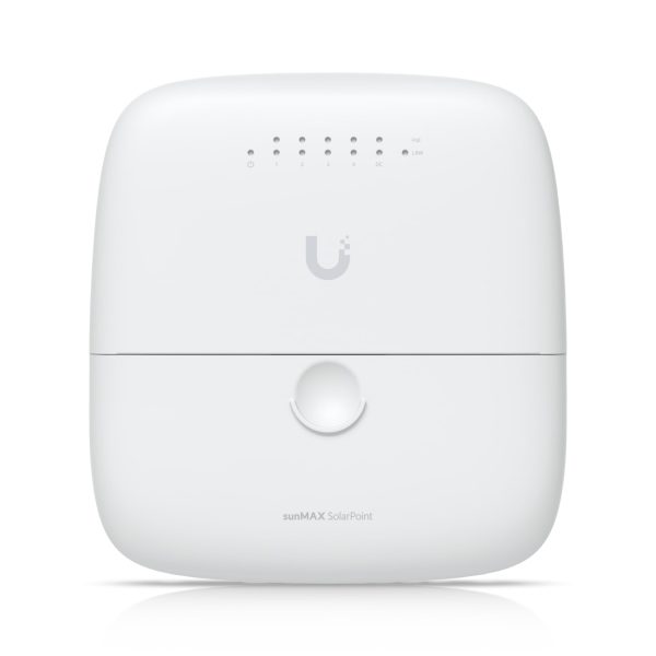 Ubiquiti sunMAX SolarPoint, SM-SP-40, Remotely Managed MPPT 24V 7A Solar Site Charging Appliance, Integrated Four-port, 24V PoE 10/100 Mbps
