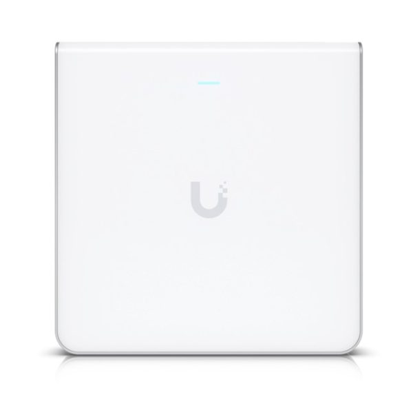 Ubiquiti UniFi Wi-Fi 6 Enterprise Sleek, Wall-mounted WiFi 6E Access Point, Integrated Four-port Switch, For High-density Office Network