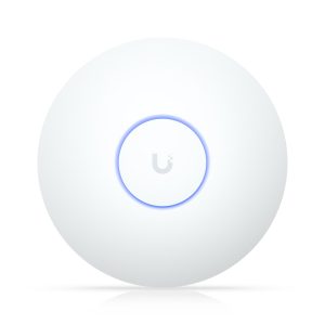 Ubiquiti U7 Long-Range, Compact, Ceiling-mount WiFi 7 AP, 5 Spatial Streams, Extended Signal Range, Cover Up to160m², 300+ Devices, Uplink 2.5GbE
