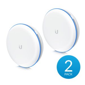 Ubiquiti UniFi Building-to-Building Bridge - 60 GHz Wireless Bridge with a 10 Gbps SFP+ Interface, Complete PtP Link, Sold as 2 Pack
