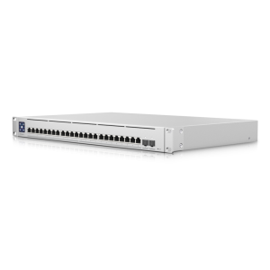 Ubiquiti Switch Enterprise 24-port Switch 24x10GbE Ports, 2x 25G SFP28 Ports For Uplinks, Managed Layer 3 Switch,