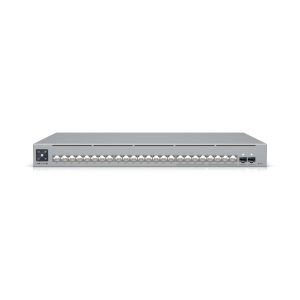 Ubiquiti UniFi Network, 24-Port, POE 400W, (8) 2.5GbEPoE++, (16) GbE Ports - (8) PoE+,  (8) PoE++, (2)10G SFP+, Layer3, Rack Mount,