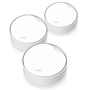 TP-Link Deco X50-PoE(3-pack) AX3000 Whole Home Mesh WiFi 6 System with PoE,  574 Mbps at 2.4 GHz + 2402 Mbps at 5 GHz