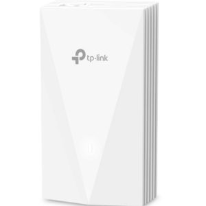 TP-Link EAP655-Wall Omada AX3000 Wall Plate WiFi 6 Access Point, 574Mbps at  2.4 GHz + 2402 Mbps at 5 GHz, 2× Internal Antennas