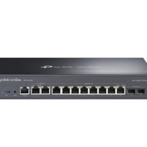 TP-Link ER7412-M2 Omada Multi-Gigabit VPN Router, Quad-core CPU, 2x2.5Gbps RJ45, 10x Gigabit WLAN/LAN Ports(2x SFP), 1x USB3.0, MultiWAN Load Balance