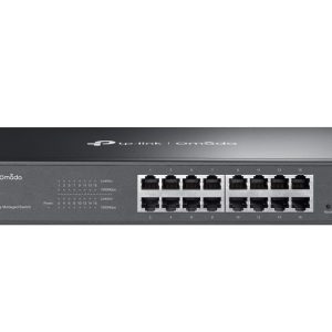 TP-Link ES216G Omada 16-Port Gigabit Easy Managed Switch, Flow Control, Loopback Detection, Port Isolation, Port Mirroring, LAG, VLAN, IGMP Snooping,