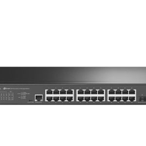 TP-Link SG3428X-M2 Omada 24-Port 2.5GBASE-T L2+ Managed Switch with 4 10GE SFP+ Slots, Integration with Omada SDN Controller, Static Routing, OAM, DDM