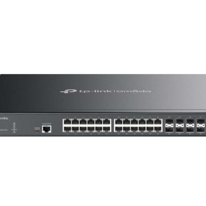 TP-Link SX3832MPP Omada 32-Port 10GE L2+ Managed Switch with 24-Port PoE++, Integration with Omada SDN Controller, Static Routing, DHCP Server, OAM, D