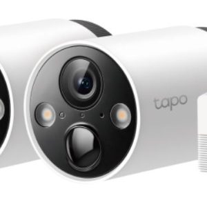 TP-Link Tapo C420S2 4MP Smart Wire-Free Security Camera System, 2-Camera System, 2K QHD, 1080P, Night Vision, Two-Way Audio