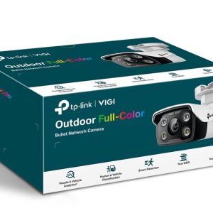 TP-Link VIGI 5MP C350(2.8mm) Full-Colour Bullet Network Camera 2.8mm Lens, Two-Way Audio, Smart Detection,