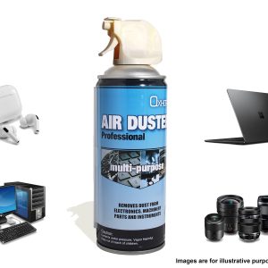 8Ware Air Duster Compressed Can Spray Safety High Pressure Dust Remove to Clean Keyboard Mainboard Video Card PC Laptop Camera Mobile Car 400ml 285g