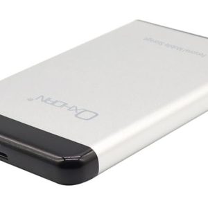 Oxhorn USB 3.0 USAP 2.5″ SATA HDD SSD Enclosure Silver USB3.0 Cable (included) 2YR WTY