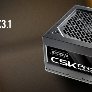 Antec CSK1000 PRO Sem-Modular ATX 3.1, PCI-E 5.1  for 4090, 5090 & 7900, 9070 High Quality Jap Capacitors, Ultimate performance and reliability, PSU