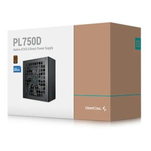 DeepCool PL750D 750W 80+ Bronze Certified Non-Modular ATX Power Supply(Direct Cable), 120mm Fan, DC to DC, ATX3.1, 100,000 MTBF, 85% Efficiency
