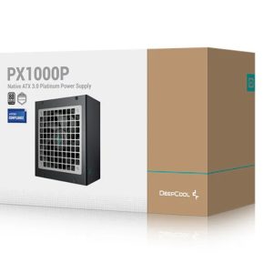 DeepCool PX1000P 1000W 80+ Platinum/Cybenetics ATX Power Supply, 120mm Fan, Japanese Capacitors, Semi-Digital, Interleaved PFC, Full-Bridge & LLC + DC