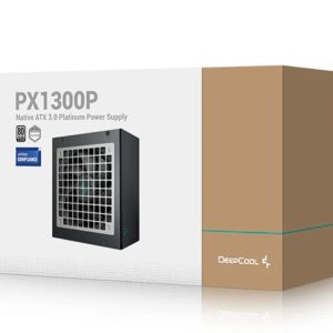 DeepCool PX1300P 1300W 80+ Platinum/Cybenetics ATX Power Supply, 120mm Fan, Japanese Capacitors, Semi-Digital, Interleaved PFC, Full-Bridge & LLC + DC