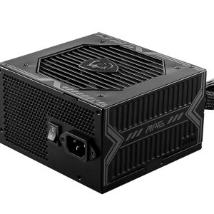 MSI MAG A650BN 650W Power Supply, 80 PLUS Bronze, up to 85% Efficiency, Active PFC, OCP / OVP / OPP / OTP / SCP