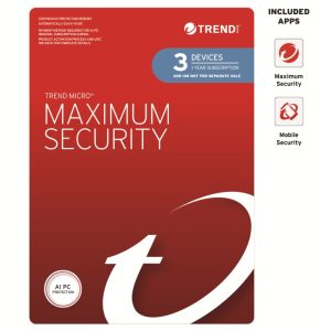 Trend Micro Maximum Security (3 Devices) 1Yr Add-on Auto Renew