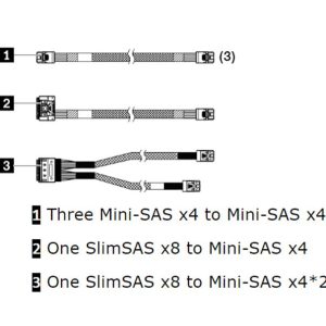 LENOVO ThinkSystem SR250 V2 X30/X40 RAID Cable Kit