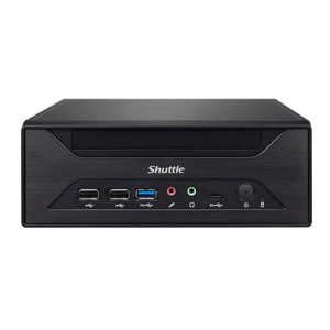 Shuttle XH610 XPC Intel 14th/13th/12th Gen LGA1700 socket, 3L, H610, 2x LAN, 2x COM, HDMI, DP, VGA,  3x 2.5' HDD/SSD, 120W