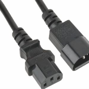 Astrotek Power Extension Cable 2m - Male to Female IEC C13 to C14 Monitor to PC or PC/UPS to Devices