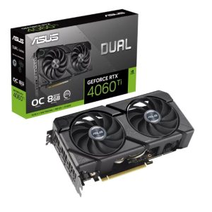 RDP-ASUS nVidia GeForce DUAL-RTX4060TI-O8G-EVO RTX 4060 Ti EVO OC Edition 8GB GDDR6, 2565 MHz Boost Clock, RAM 18Gbps, 3xDP, 1xHDMI