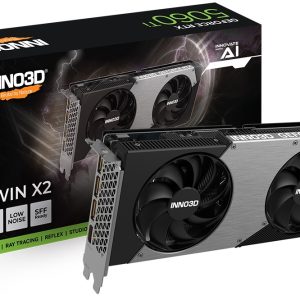 INNO3D nVidia GeForce RTX 5060 Ti TWIN X2 16GB GDDR7, 2572MHz Boost Clock, RAM 28Gbps, 3xDP, 1xHDMI