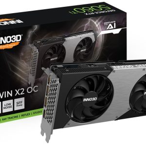 INNO3D nVidia GeForce RTX 5060 Ti TWIN X2 OC 16GB GDDR7, 2602MHz Boost Clock, RAM 28Gbps, 3xDP, 1xHDMI