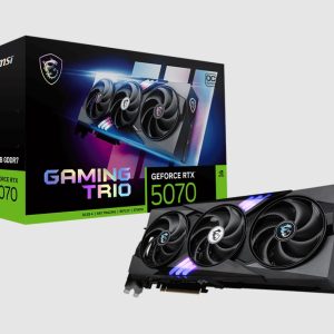 MSI nVidia GeForce RTX™ 5070 12G GAMING TRIO OC, PCI Express® Gen 5, Boost: 2610 MHz, CUDA 6144 Units, 12GB GDDR7, HDMI™ x 1