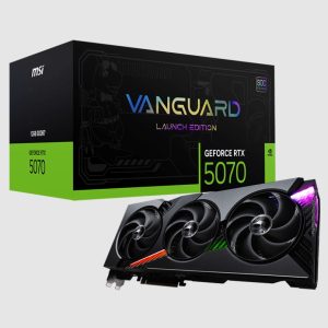 MSI nVidia GeForce RTX 5070 12G VANGUARD SOC LAUNCH EDITION, PCI Express® Gen 5, Boost: 2640 Mhz, CUDA 6144 Units, 12GB GDDR7, HDMI™ x 1