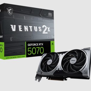 MSI nVidia GeForce RTX™ 5070 12G VENTUS 2X OC, PCI Express® Gen 5, Boost: 2542 MHz, CUDA 6144 Units, 12GB GDDR7, HDMI™ x 1