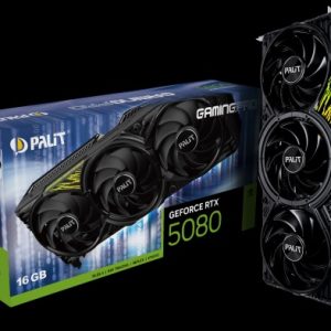 PALIT RTX5080 GAMINGPRO 16GB GDDR7 256bit 3-DP HDMI V1 PCI-E 5.0 NE75080019T2-GB2031Y 4K 3 slot Recommended System Power 850 W