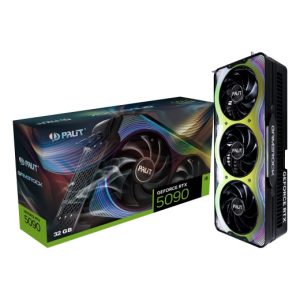 PALIT RTX5090 GAMEROCK 32GB GDDR7 512bit 3-DP HDMI ARGB PCI-E 5.0 4K 3.5 slot Recommended System Power 1200W