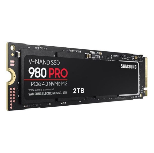 Samsung 980 Pro 2TB Gen4 NVMe SSD 7000MB/s 5100MB/s R/W 1000K/1000K IOPS 1200TBW 1.5M Hrs MTBF for PS5 5yrs Wty LS