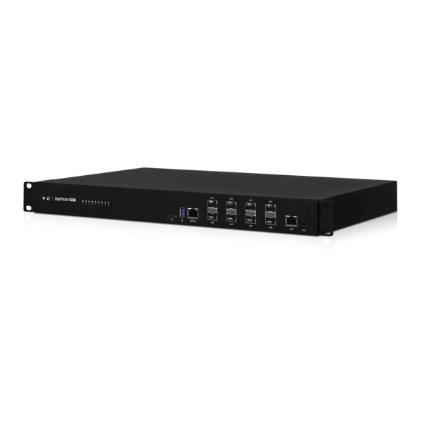 Ubiquiti EdgeRouter Infinity, 1 GbE RJ45 Port, 8 Port 10G SFP+ Router, Rack-mountable, 1U, 2 Hot-swappable AC/DC PSU,