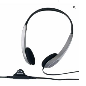 Verbatim Multimedia Headset with Volume Control Headphone - Ideal for Office, Education, Business, SME, Suitable for PC, Laptop, Desktop