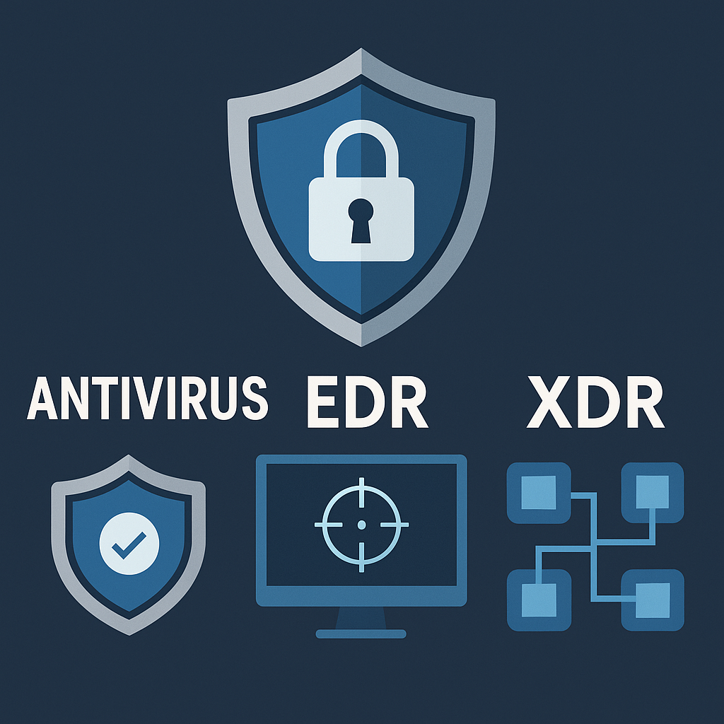 antivirus vs EDR vs XDR, best cybersecurity solution for business