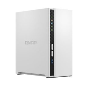 QNAP TS-233 2 Bay NAS ARM 4-core Cortex-A55 2.0GHz processor 2GB Hot-swappable 1xGbE WOL 2xUSB2.0 1xUSB3.2 FAN 2 year warranty