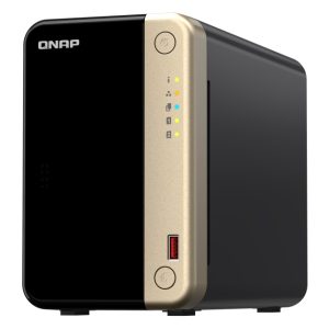 QNAP TS-264-8G 2 Bay desktop NAS 8 GB DDR4 onboard not expandable 2 x 3.5'/2.5' SATA 6Gb/s drive bays 2 x M.2 2280 PCIe Gen 3 x1 slots 2 x 2.5GbE