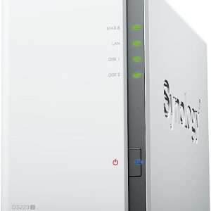 Synology DiskStation DS223J 2-Bay 3.5' SATA HDD/ 2.5' SATA SSD/  4-core 1.7 GHz  / 1 GB DDR4 non-ECC / 2-year hardware warranty