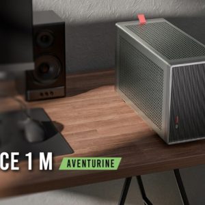 Antec Performance 1 M Aventurine Green. Mini-ITX  USB 3.1 Type-C, PCI-E Riser Cable included Compact Performance Case (LS)