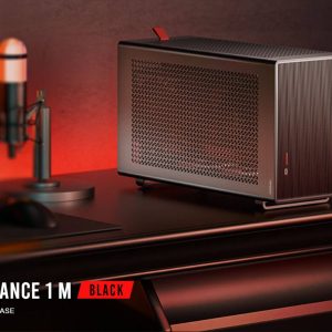 Antec Performance 1 M Black Mini-ITX Refined Aluminum Finish,  USB 3.1 Type-C, PCI-E Riser Cable included Compact Performance Case (LS)