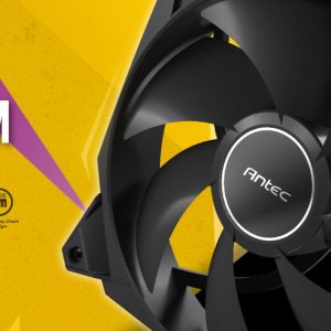 Antec Storm 120mm PWM FDB Fan 3 Pack, High Airflow 66.56 CFM, Air Pressure 2.7, Noise Level 25.8. Woven Cable, PMW Daisy Chain design, 3 Yrs Wty (LS